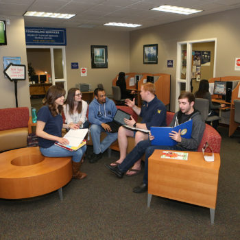 Students study at WNC