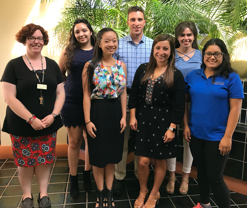 (L-R) Becky Linville (GBC), Alicia Contreras (NSC), Kim Tran (TMCC), Chris Roys (UNLV CSUN), Kanani Espinoza (UNLV GPSA), Elizabeth Zuniga (CSN)