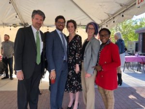 Assemblyman Watts (second from left) and Assemblywoman Peters (second from right) pictured with Dr. Kyle Dalpe and Joi Holliday, NSHE and Carolyn Turner, Fennemore Craig.