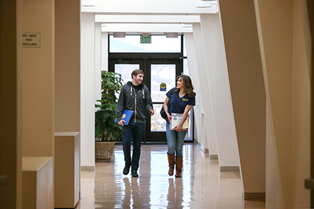 Students walk the halls at WNC
