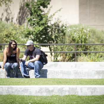 Students on campus at TMCC